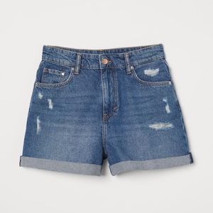 Ultra High Waisted Mom Shorts